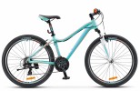 Велосипед 26' рама женская, алюминий STELS MISS-6000 V морская волна/оранжевый, 18 ск., 17'